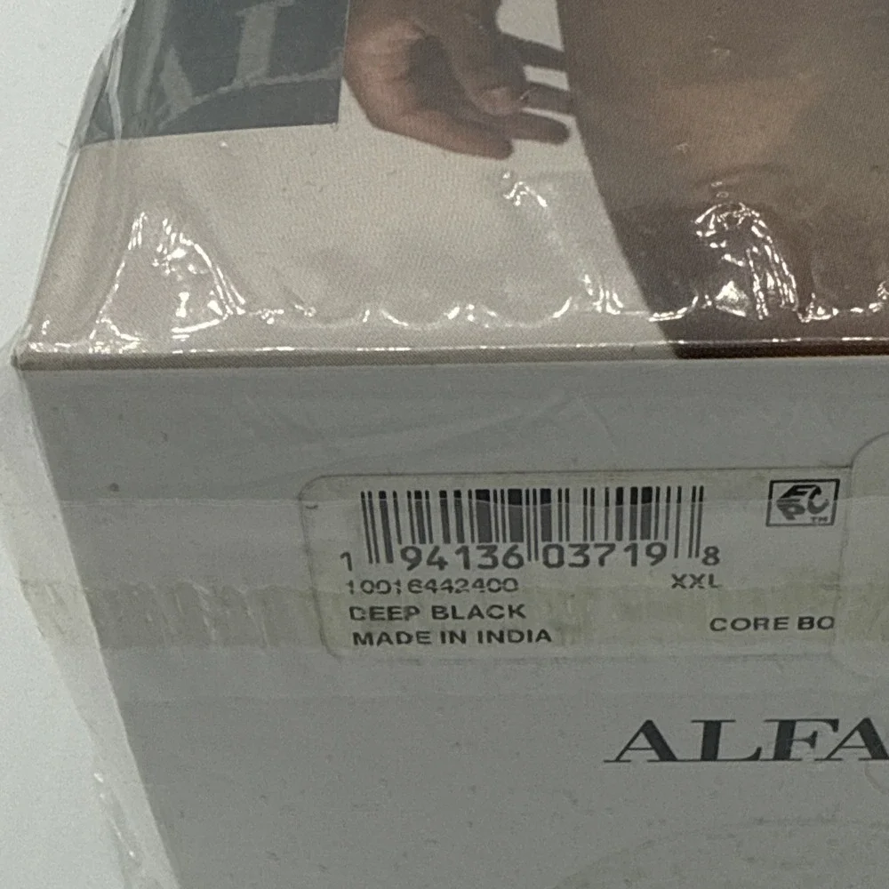 Alfani Mens Size XXL (41-43) 4 Pack Briefs Tagless Cotton Black New in Box